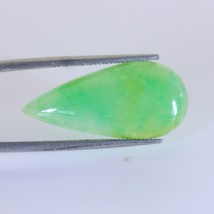 Australian Chrysoprase Translucent Green Gem 26 mm Tear Drop Cabochon 9.45 carat - £72.46 GBP