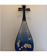Pipa 88cm suitable for children Painted blue lotus pattern Chinese strin... - €431,43 EUR