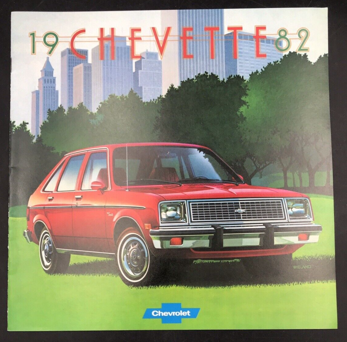1982 Chevette Chevrolet Dealer Sales Brochure Showroom Catalog Chevrolet
