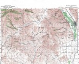 Bellevue Quadrangle, Idaho 1957 Topo Map USGS 15 Minute Topographic - $21.99