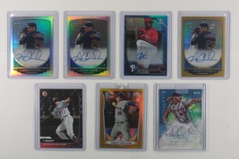 Lot Of 13 Collectible Bowman and Topps Baseball Cards - £156.89 GBP