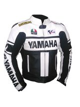 Men&#39;s YAMAHA Motorbike Racing Leather Jacket MOTOGP Motorcycle Jacket - £109.30 GBP