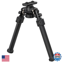 MidTen Tactical Bipod M-Rail Swivel Tilt Sturdy Height Adj. 7.8-10.6" - $71.86