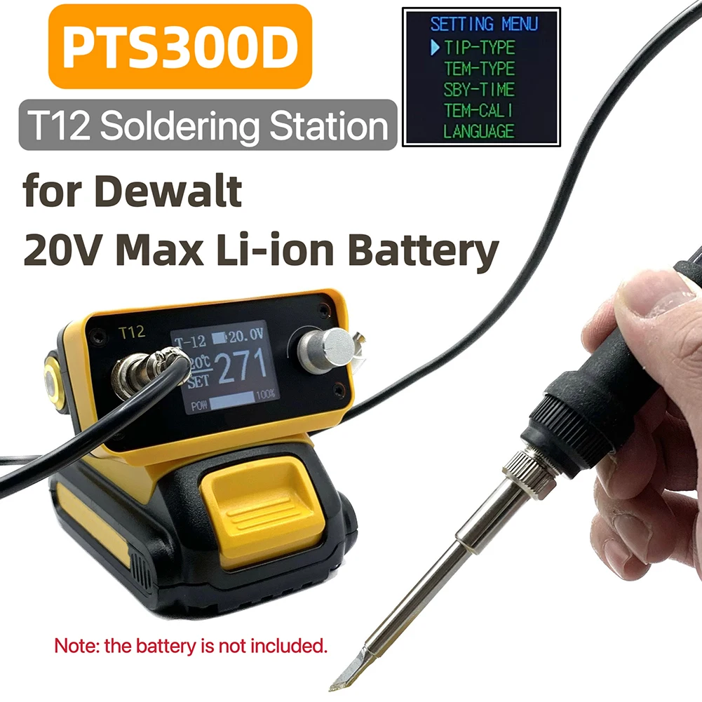 PTS300D T12 Cordless Soldering  Station Welding  kits 70W for For Dewalt... - £109.71 GBP