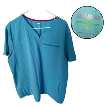 Scrubstar scrub shirt women’s plus size 2X blue 2XL - $267.67 MXN
