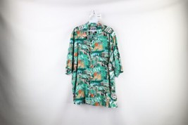 Vtg Y2K 2000 Reyn Spooner Mens XL Michigan State University Hawaiian Shirt Rayon - £69.62 GBP