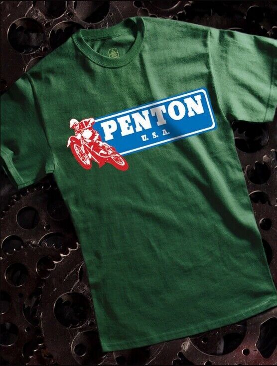 Penton Logo Green Short Sleeve T-Shirt  NEW Fast Free Ship