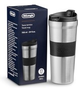 De’Longhi Travel Mug, 24oz, Stainless Steel, Leakproof, Silicone Sleeve,... - $608.78 MXN