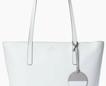 Kate Spade Briel Large White Gray Smooth Leather Tote WKRU6708 NWT $329 ... - £88.75 GBP