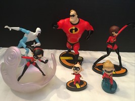 Disney Pixar Incredibles 2 Figurine Toy Collectibles 6 Figurines - $19.62
