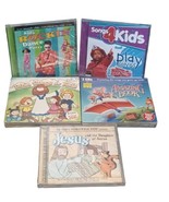 Lot of 5 Childrens Music &amp; Bible Stories CD and CD/DVD Combos NEW SEALED - £23.18 GBP