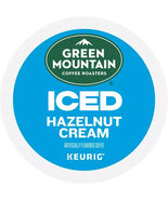 GREEN MOUNTAIN HAZELNUT CREAM BREW OVER ICE COFFEE 10CT K-CUPS - $16.49