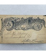 1893 League of American Wheelman Bicycle Group ID MEMBERSHIP CARD ORIGINAL - £36.92 GBP