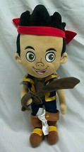 Disney Jr. Store Neverland Pirates Jake Pirate 14&quot; Plush Stuffed Animal Toy - £14.61 GBP