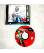 Football Pro 98 PC CD Rom with HOF Dan Marino Front Page Sports Sierra G... - £6.71 GBP