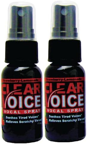 Strawberries And Lemonade Clear Voice Vocal Spray, 2 Pack. - $32.94