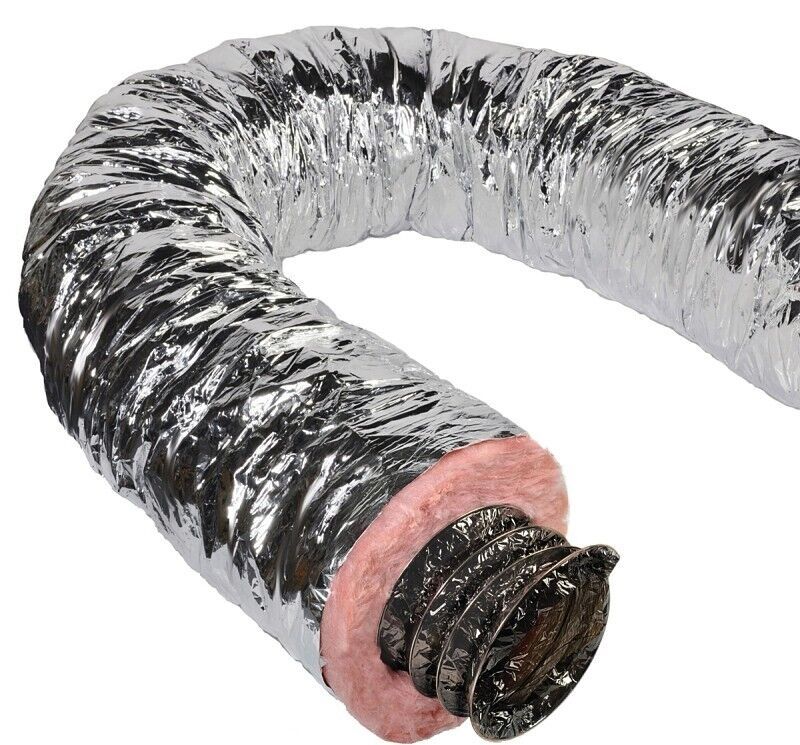New Master Flow F6Ifd6X300 6'' X 25 Ft Insulated Flexible Air Duct Pipe