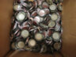 100 Silver Coca-Cola Bottle Caps -Never Used- NOS - $9.89