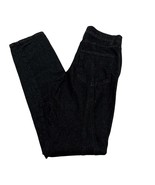 Zara Jeans Womens 6 Black The Panelled Slim Denim High Rise Casual Comfort - $737.93 MXN