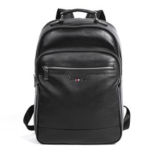 2022 New Backpack Men Genuine Leather Rucksack Fashion Schoolbag For Teenager Bo - £243.80 GBP