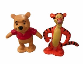 Vintage Disney Winnie The Pooh Tigger &amp; Pooh PVC Figure Cake Toppers - $7.22