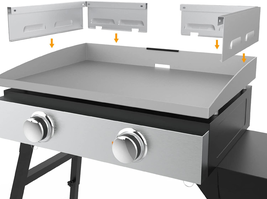 Wind Screen Breeze Protector Replacement for Blackstone 22&quot; Griddle Stai... - $34.64