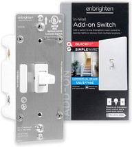 Not A Standalone Switch, Enbrighten Add-On Switch Quickfit And, 46200. - $32.97