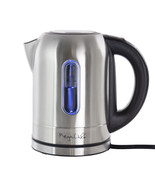 MegaChef 1.7Lt. Stainless Steel Electric Tea Kettle With 5 Preset Temps - $76.97