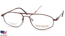 Stetson 235 Zyloware 183 Dark Brown Eyeglasses Glasses 52-18-140 B37mm &quot;Read&quot; - £34.54 GBP