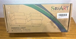 SOLFART 2 Lights LED Dimmable Modern Vanity Lights - £29.64 GBP