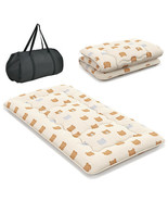 Foldable Futon Mattress with Washable Cover and Carry Bag for Camping-Tw... - $139.49