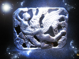 HAUNTED ANTIQUE PIN ANGELS BLESS US ALL HIGHEST LIGHT EXTREME ADVANCED MAGICK image 2