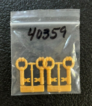 Lego PN 40359 Minifigure Key Utensil -Pearl Gold - 2 Pieces of 2 Keys each - New - £3.60 GBP