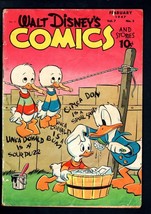 Walt Disney&#39;s Comics And Stories #70-1947-DONALD DUCK-MICKEY MOUSE-C Bark Vg - £68.41 GBP