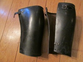 WW1 British Offivers Leather Leggings - $48.71