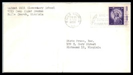 1956 US Cover - Falls Church, Virginia to Richmond, VA L12 - £1.57 GBP