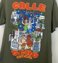 Calle Ocho T Shirt Cuban Art Fest Promo Tee Miami Street Men’s Large - £19.76 GBP