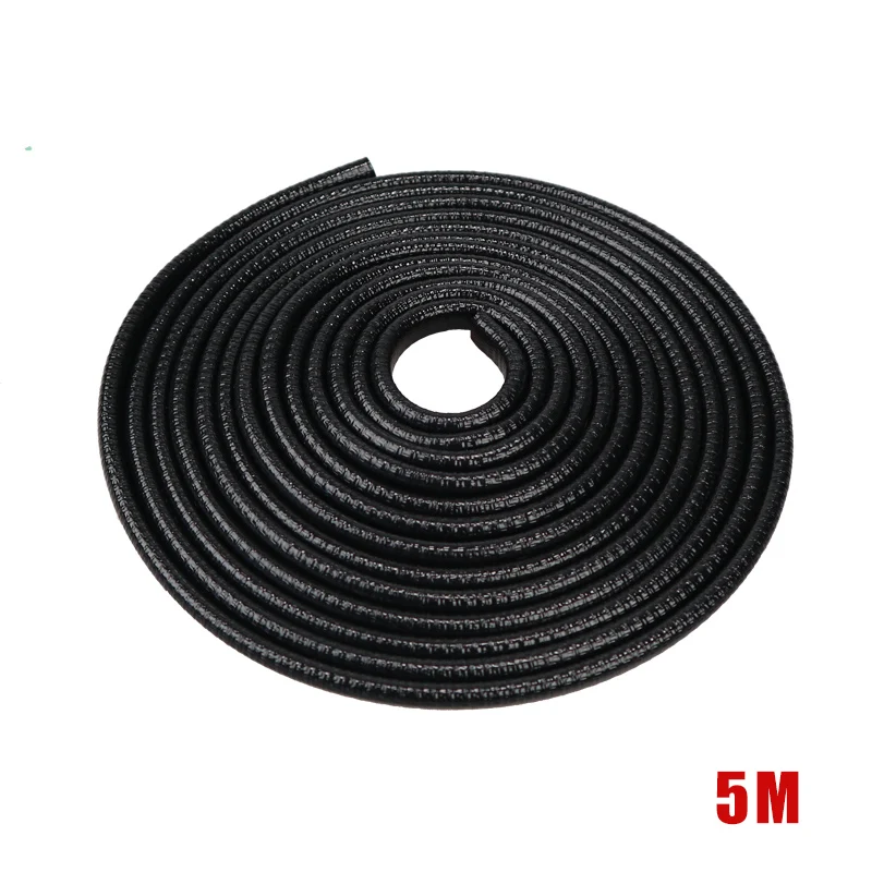 2/3/5M Car Door Anti Collision Strip with Steel Disc Bumper Trim Ee Scratch Prot - £41.87 GBP