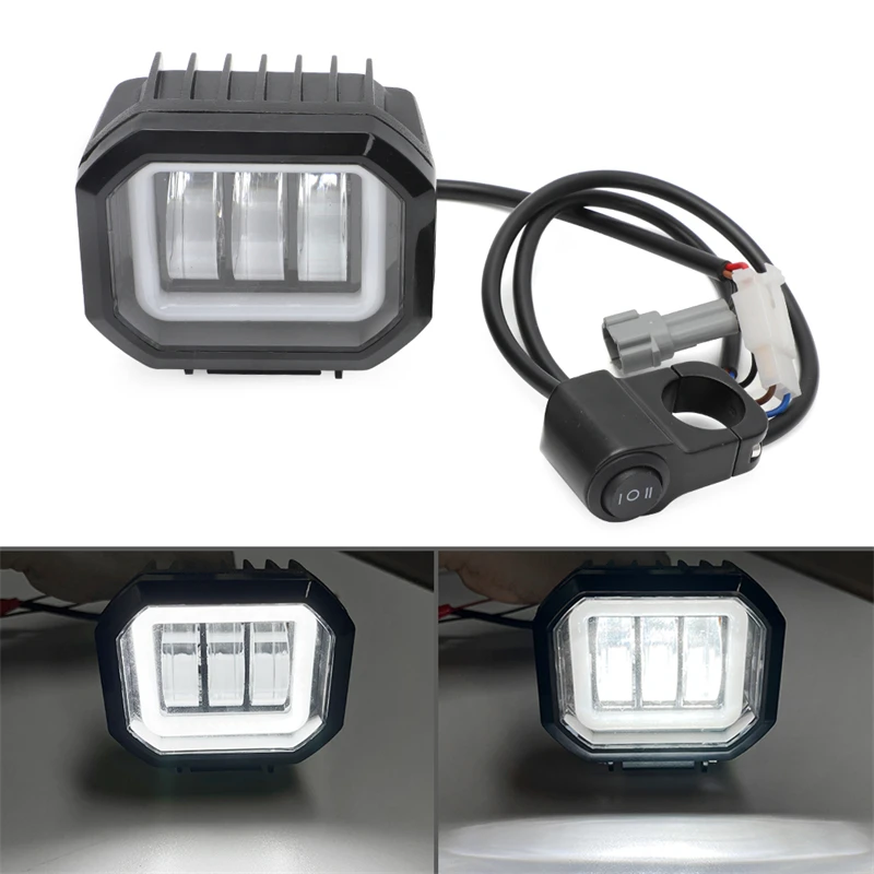 Two Light Controls Headlight with Holder  Sur-ron Surron Light X Segway X260 X16 - £197.44 GBP