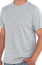 Free Fly men&#39;s bamboo heritage tee in LIGHT HEATHER GREY - size S - $29.70