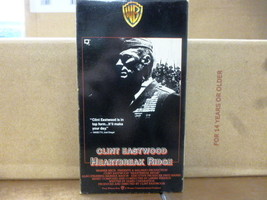 L41 HEARTBREAK RIDGE CLINT EASTWOOD WARNER BROS 1986 VHS TAPE USED IN BOX - $3.52