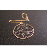 Gold Tanzanite Dream Catcher Necklace - $68.00