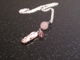 Silver Pearl Love Berries Necklace - $38.00