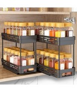 Pull Out Spice Rack Organizer for Cabinet, 2-Tier Slide Out Spice Racks ... - $468.03 MXN