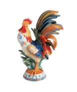 Fitz &amp; Floyd Ricamo Rooster Fig Brown Bx Pkg - $247.49