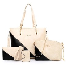 Composite Bag for Women Handbag Set 4 Pcs/Set Handbag Women  Messenger Bag Europ - £149.74 GBP