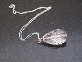 Silver Quartz Wrapped Stone - $35.00