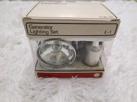 VTG NOS Bicycle Generator Light Lighting Set In Box Concord Chrome Japan 6V3W E1 - £35.40 GBP