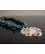 Turquoise Murano Glass Necklace - $45.00