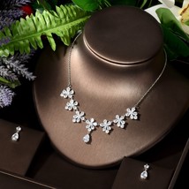 2pcs Bridal Zirconia Full Jewelry Sets for Women Party Gift Luxury Dubai Nigeria - £29.34 GBP